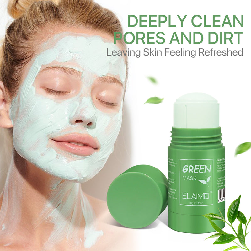 Green Tea Cleansing Blackhead Oil Control Acne Smear Mask